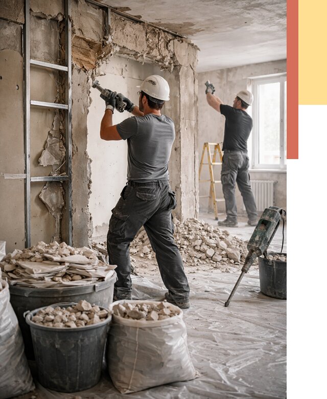 Демонтажные работы в Верхней Пышме от 2770 руб. — услуги и цена под ключ | ОТДЕЛОЧНИК-Врх