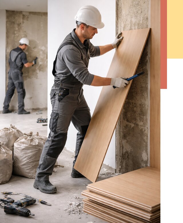 Демонтаж стеновых панелей в Верхней Пышме от 3591 руб. за м² быстро и недорого | ОТДЕЛОЧНИК-Врх