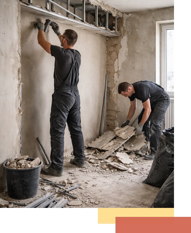 Демонтаж короба из гипсокартона в Верхней Пышме быстро и аккуратно