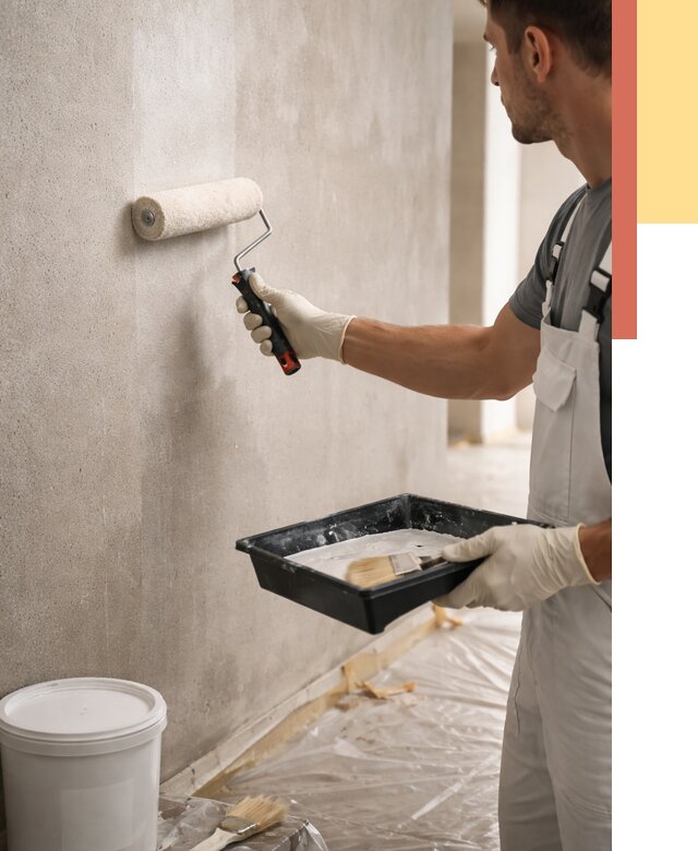 Грунтовка стен в Верхней Пышме от 2257 руб. м2 — быстро, недорого, с материалом | ОТДЕЛОЧНИК-Врх