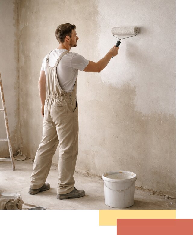 Грунтовка стен под отделку в Верхней Пышме профессиональным раствором