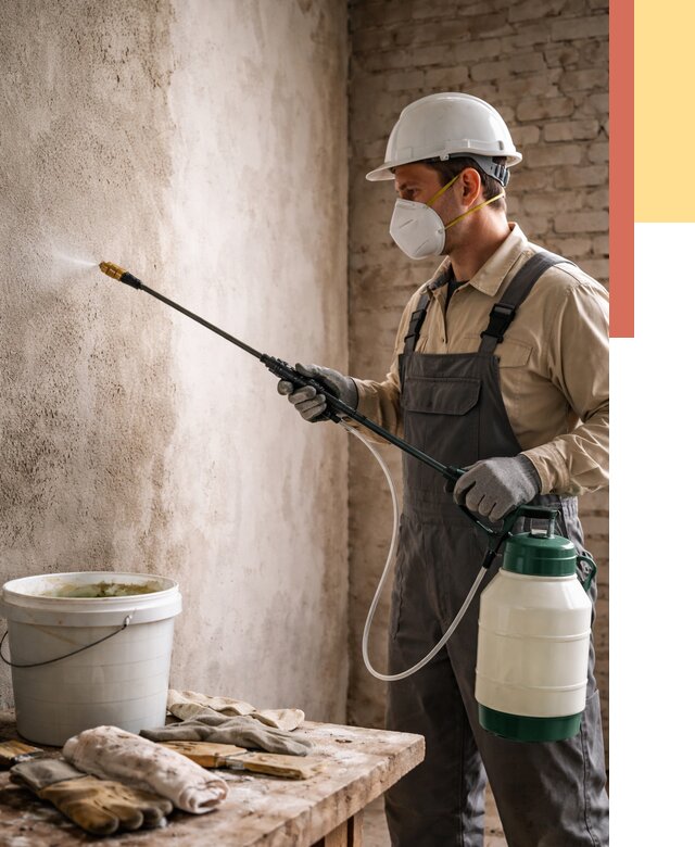 Антисептическая обработка стен в Верхней Пышме от 1231 руб. — быстро и недорого | ОТДЕЛОЧНИК-Врх