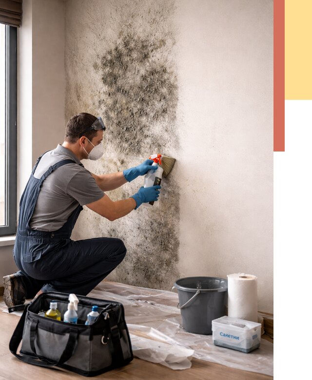Удаление плесени со стен в Верхней Пышме от 2206 руб. — быстро и недорого | ОТДЕЛОЧНИК-Врх