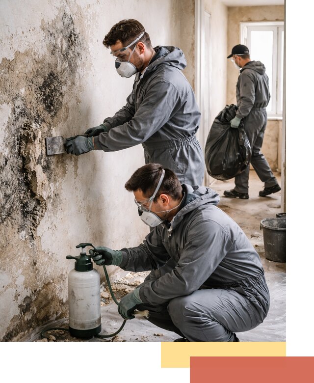 Удаление плесени со стен профессионально в Верхней Пышме