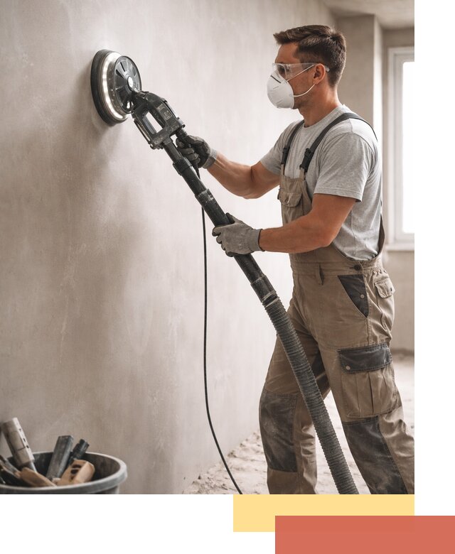 Профессиональная шлифовка стен в Верхней Пышме быстро и качественно