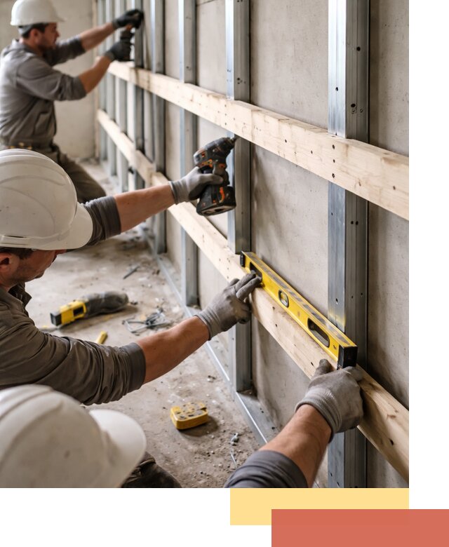 Устройство обрешетки под панели в Верхней Пышме