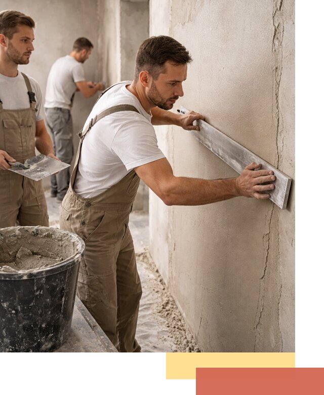 Штукатурка стен без маяков в Верхней Пышме быстро и качественно