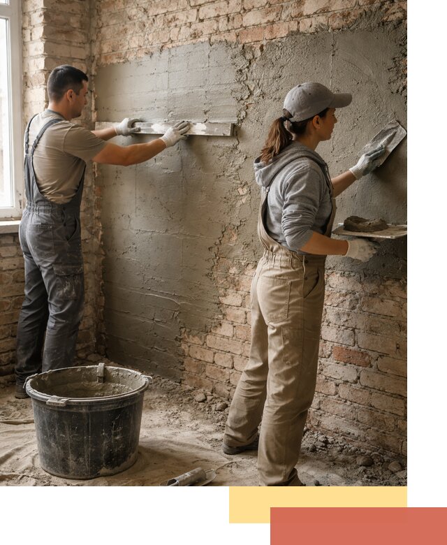 Штукатурка кирпичных стен в Верхней Пышме — качественно и надежно