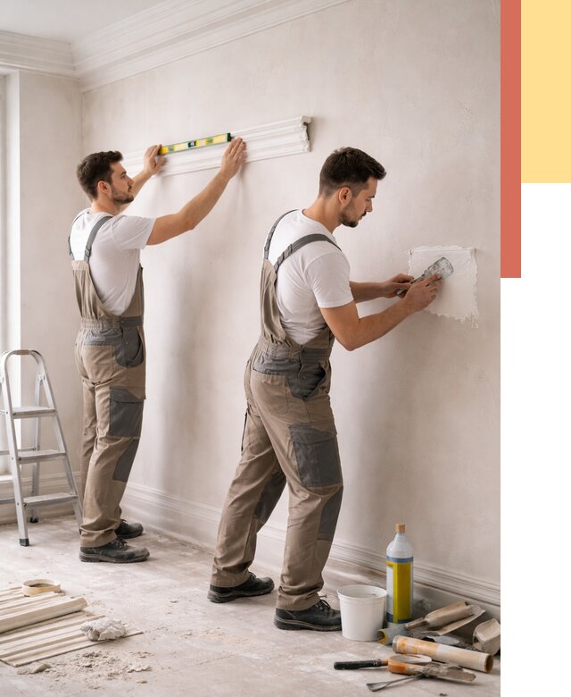 Монтаж лепнины на стены в Верхней Пышме от 4617 руб. — недорого, быстро | ОТДЕЛОЧНИК-Врх