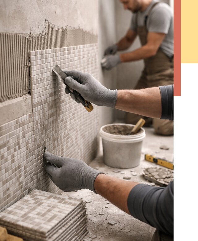 Облицовка стен мозаикой в Верхней Пышме от 3283 руб/м2 — укладка мозаики на стены | ОТДЕЛОЧНИК-Врх