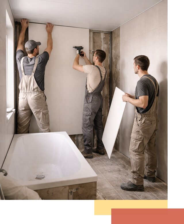 Отделка ванной панели ПВХ профессионально в Верхней Пышме