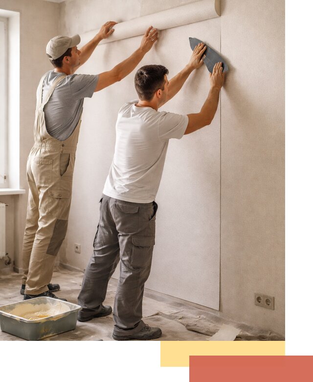 Поклейка виниловых обоев в Верхней Пышме профессионально и качественно