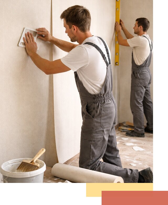 Поклейка бумажных обоев в Верхней Пышме качественно и недорого