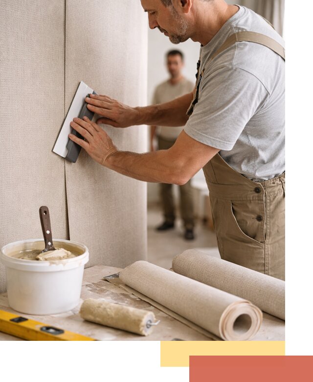 Поклейка текстильных обоев в Верхней Пышме профессионально и аккуратно