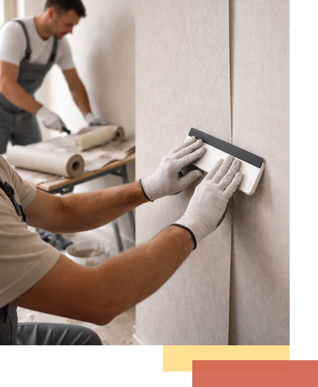 Поклейка обоев под покраску в Верхней Пышме профессионально и быстро