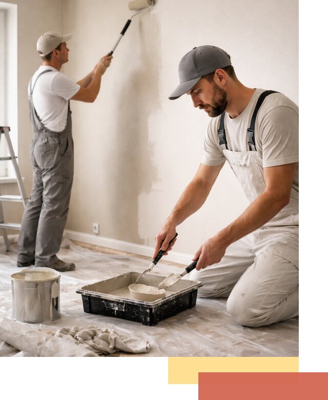 Покраска стен в квартире в Верхней Пышме — профессионально и аккуратно