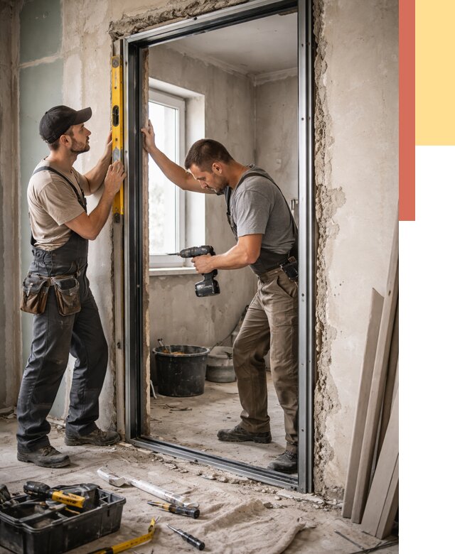 Закладка дверного проема в Верхней Пышме от 3591 руб. — быстро и недорого | ОТДЕЛОЧНИК-Врх