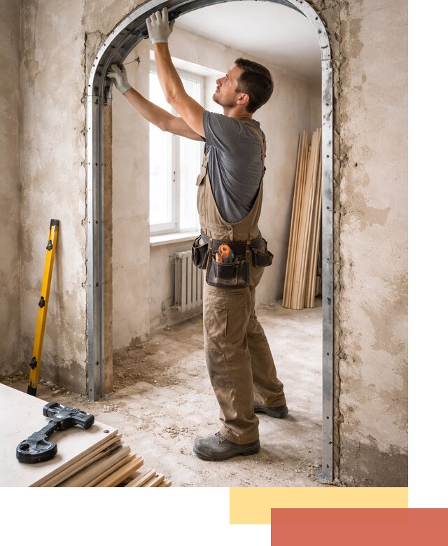 Устройство арочного проема в Верхней Пышме под ключ