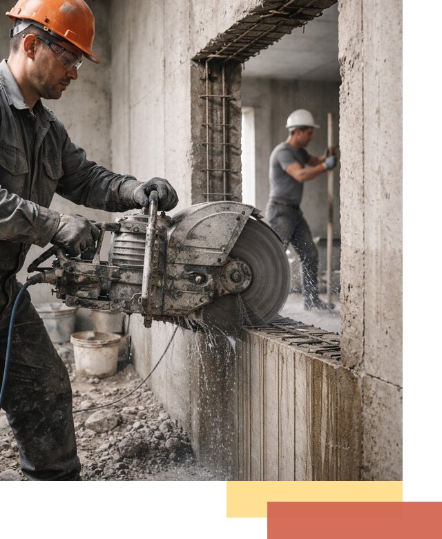 Алмазная резка проемов в Верхней Пышме быстро и точно