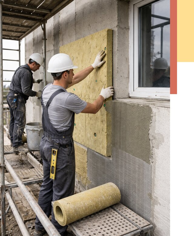 Утепление стен в Верхней Пышме от 4412 руб. под ключ — быстро и недорого | ОТДЕЛОЧНИК-Врх