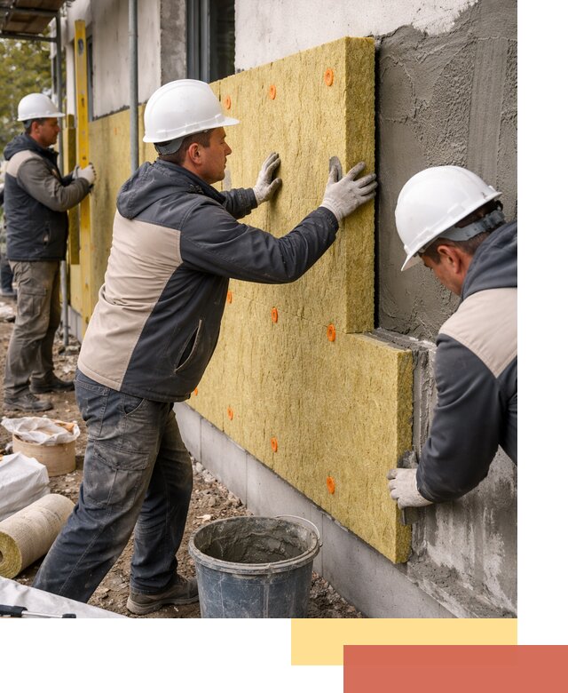 Утепление стен минватой в Верхней Пышме — тепло и звукоизоляция