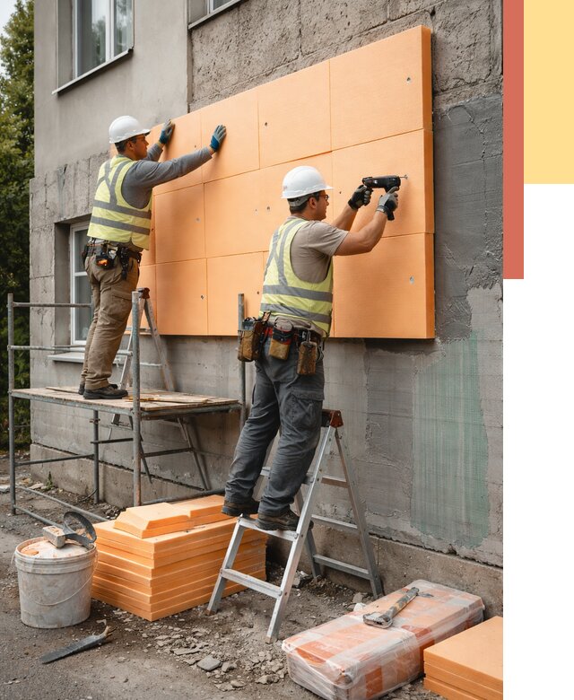 Утепление стен пеноплексом в Верхней Пышме от 1898 руб./м2 — быстро и недорого | ОТДЕЛОЧНИК-Врх