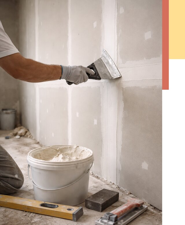 Шпаклевка перегородок из гипсокартона в Верхней Пышме от 2565 руб. — услуги ОТДЕЛОЧНИК-Врх