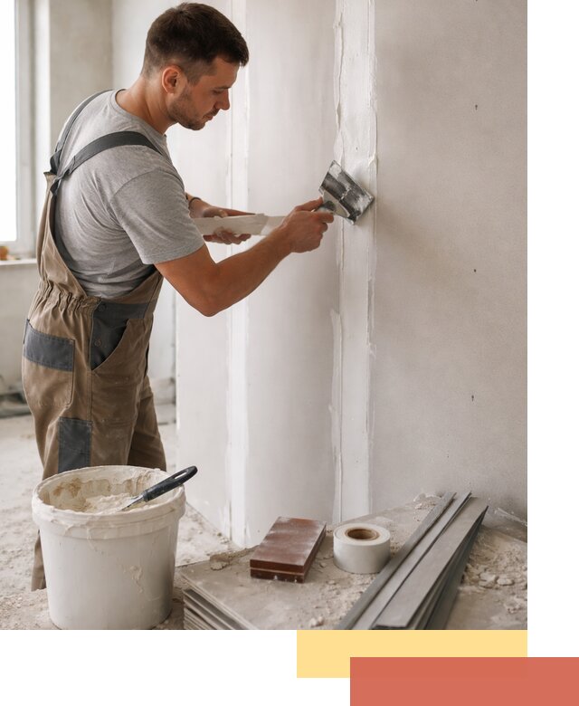 Шпаклевка перегородок из гипсокартона в Верхней Пышме качественно и быстро