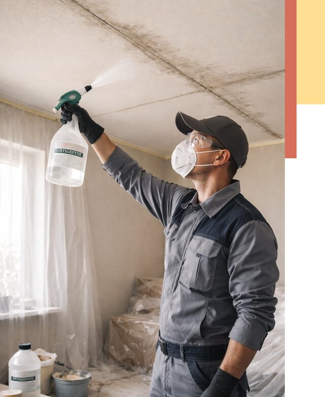 Антисептическая обработка потолка в Верхней Пышме от 2565 руб. | ОТДЕЛОЧНИК-Врх