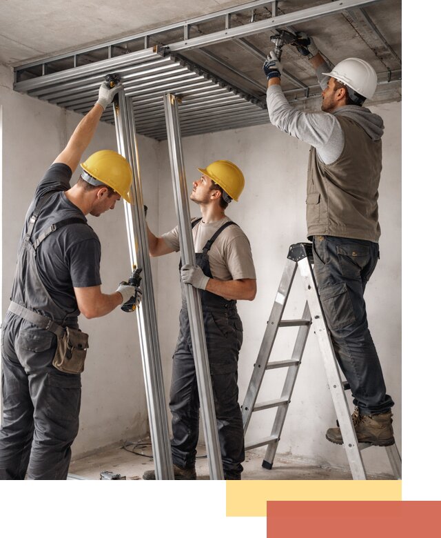 Монтаж реечного потолка под ключ в Верхней Пышме