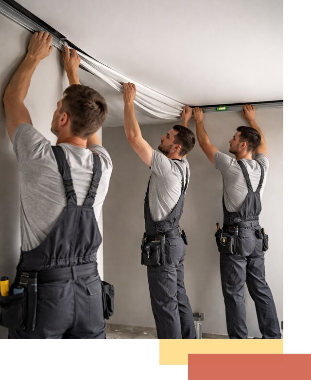 Теневые натяжные потолки в Верхней Пышме: монтаж и отделка быстро и качественно