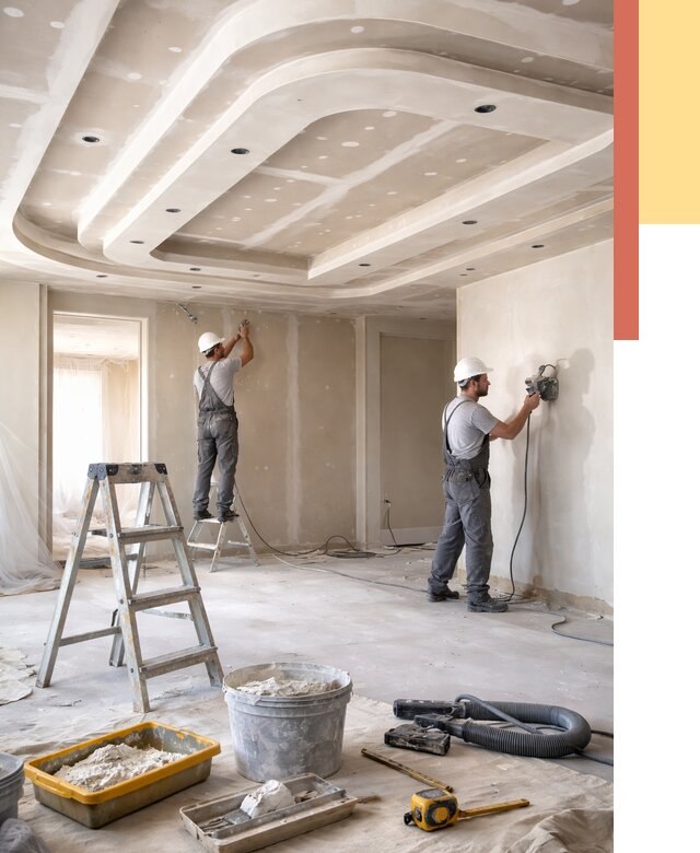 Многоуровневый потолок из гипсокартона в Верхней Пышме от 770 руб. под ключ | ОТДЕЛОЧНИК-Врх