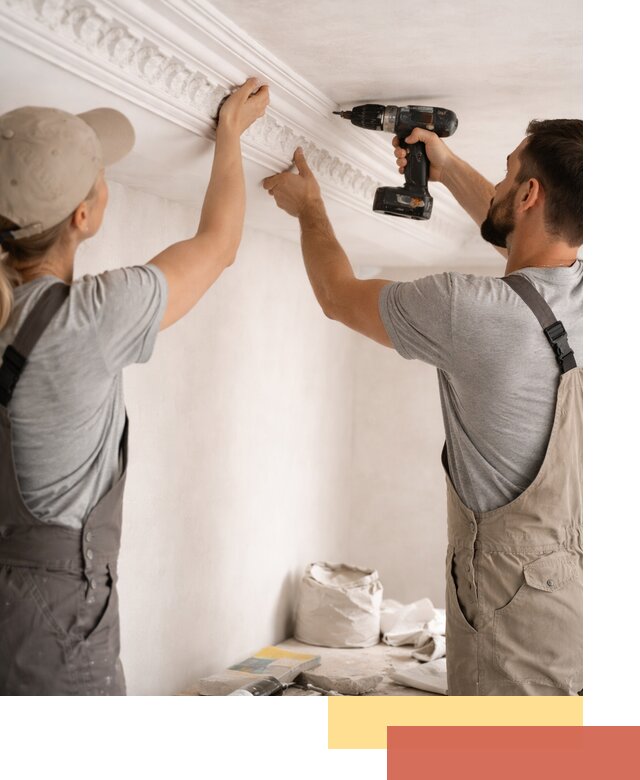 Профессиональный монтаж лепнины на потолок в Верхней Пышме