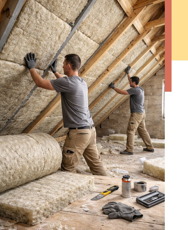 Утепление потолка минватой в Верхней Пышме от 1488 руб. — быстро и недорого | ОТДЕЛОЧНИК-Врх