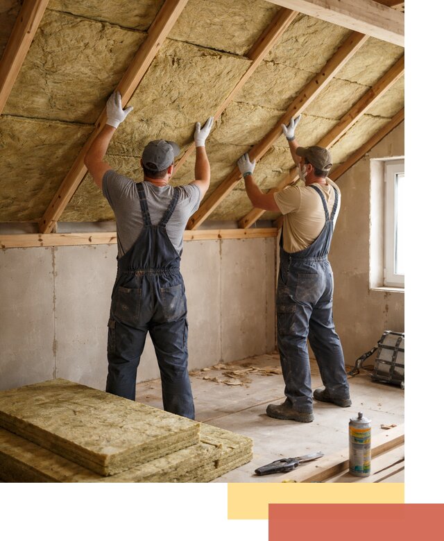 Утепление потолка минеральной ватой в Верхней Пышме